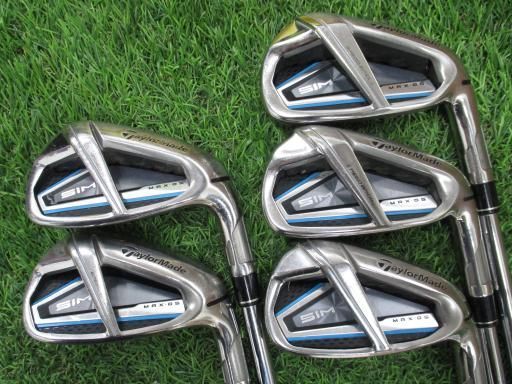 中古】 テーラーメイド SIM MAX・OS 5S アイアンセット IR KBS MAX85