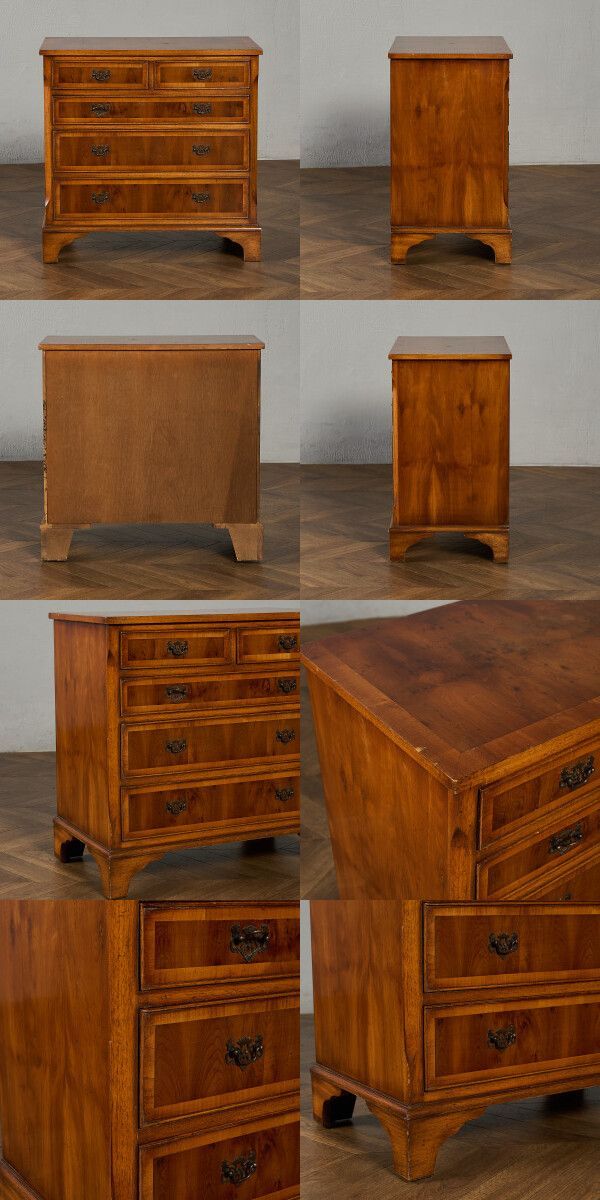 イギリス アンティーク 家具 チェスト ドロワーズ 4段引き出し 6847d イギリス アンティーク 家具 チェスト ドロワーズ 4段引き出し 6847d