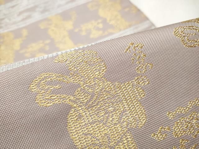 平和屋着物○八寸名古屋帯 大阪有香 手おり 人物文 金