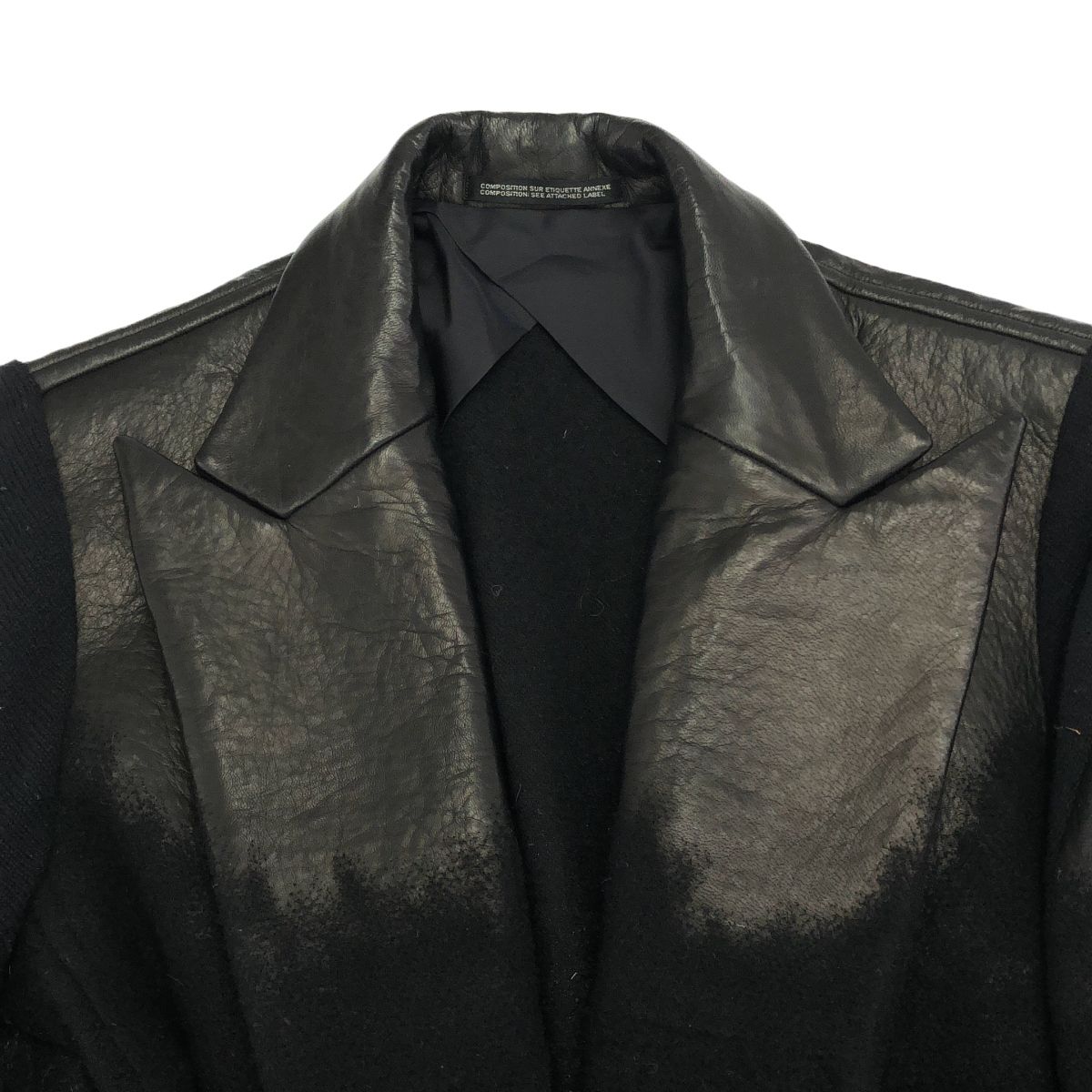 Yohji Yamamoto FEMME ヨウジヤマモト ファム 16AW レザーウール