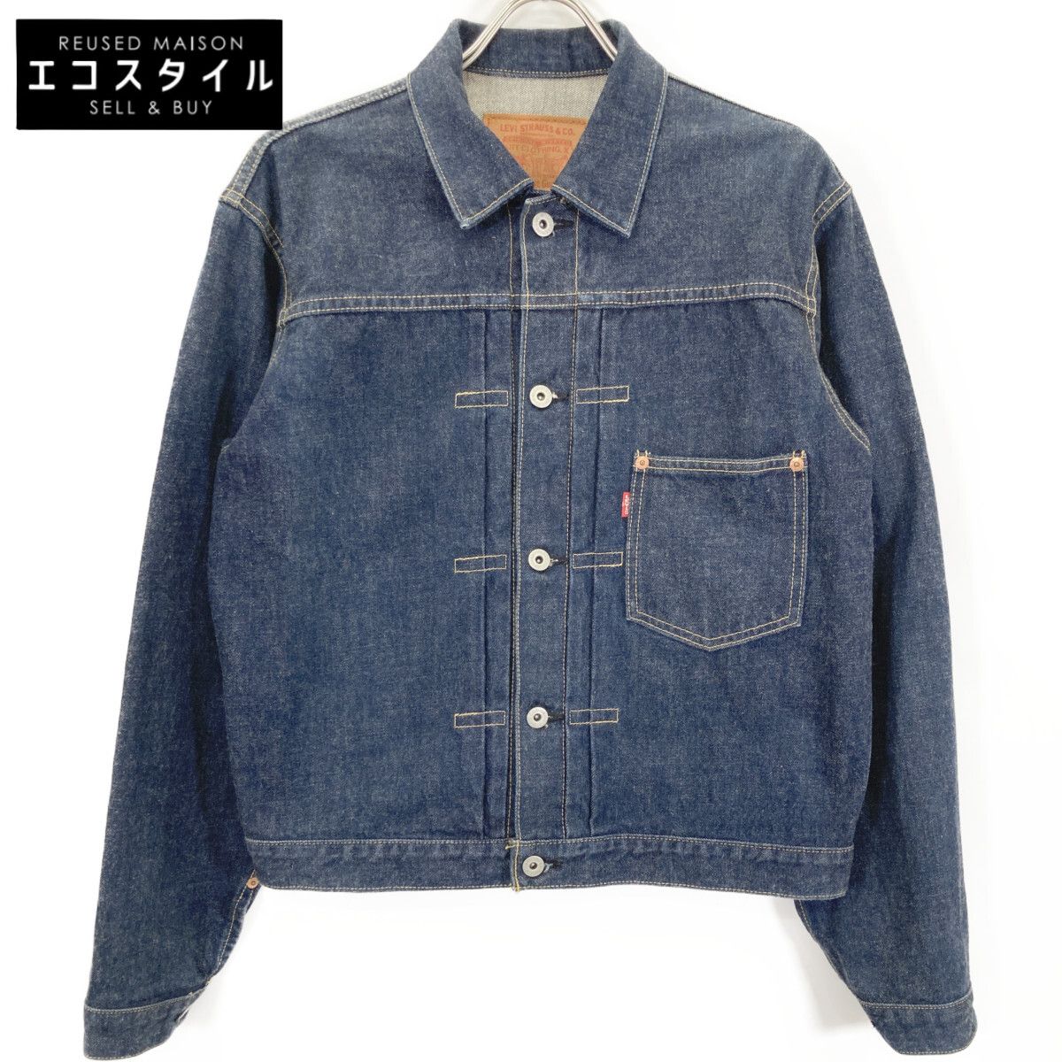 【40】71506xx LEVIS LEVI'S / 90's 71506XX 1st denim jacket WWⅡ Size 38 [EXC] limited