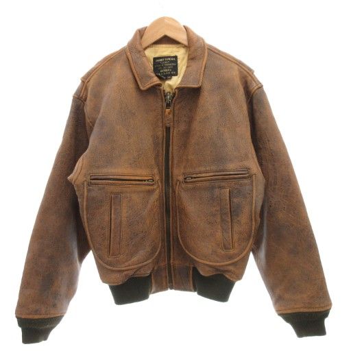 アヴィレックス AVIREX TYPE G-2 レザー中綿ジャケット ブルゾン