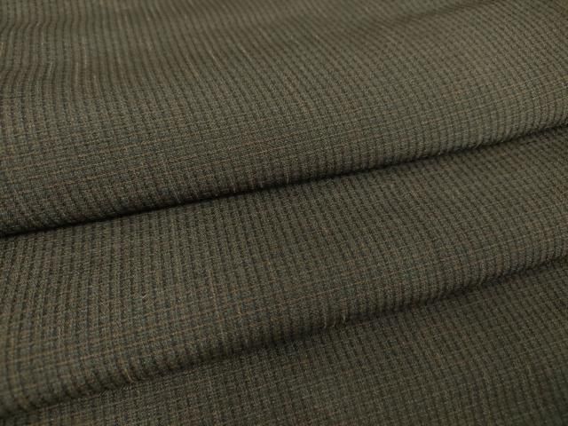 平和屋着物男性　紬　格子　正絹　逸品　DAAY9263az