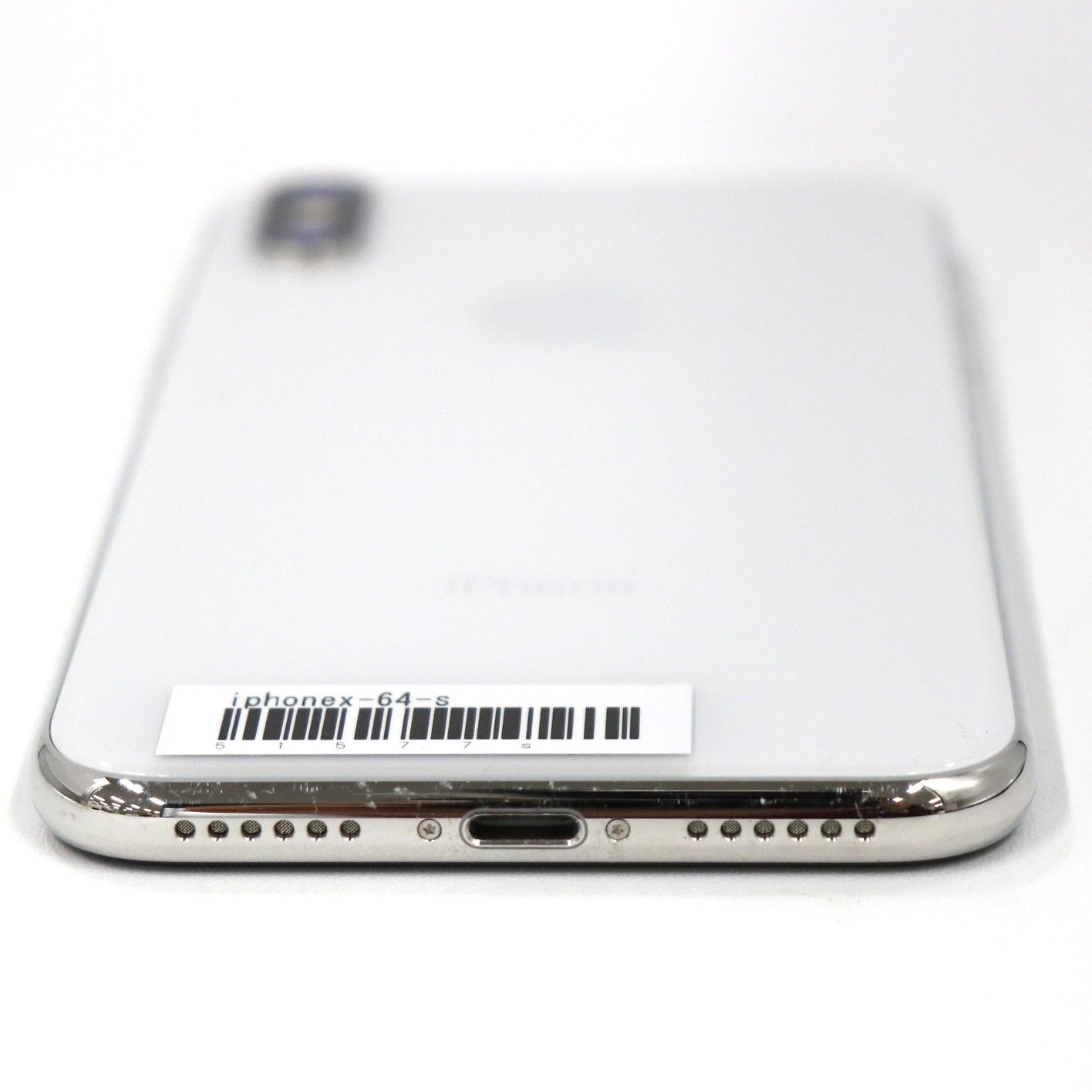 Apple iPhoneX 64GB (SIMフリー) iphonex-64-s シルバー【良い(B