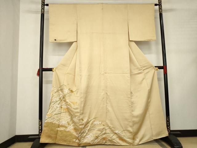 平和屋着物●豪華色留袖　稲穂　正絹　逸品　AABD0896ck 平和屋着物○豪華色留袖 稲穂 正絹 逸品 AABD0896ck 平和屋着物□豪華