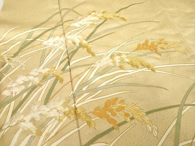 平和屋着物○豪華色留袖 稲穂 正絹 逸品 AABD0896ck - メルカリ