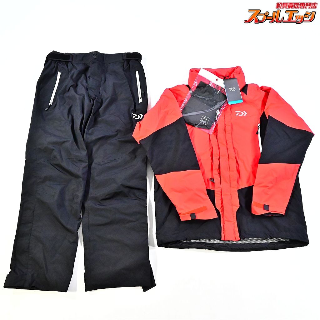 ★☆【ダイワ】 レインマックス ハイパーコンビアップ レインスーツ DR-3122 レッド サイズL DAIWA K_100★☆e08291