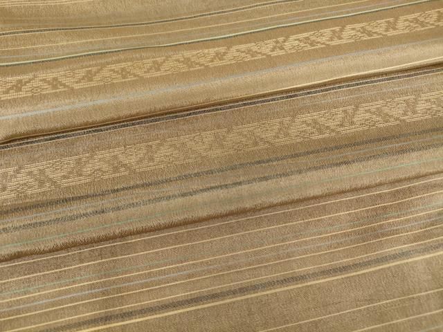 平和屋着物男性 紬 横段文 正絹 逸品 DAAY9279az