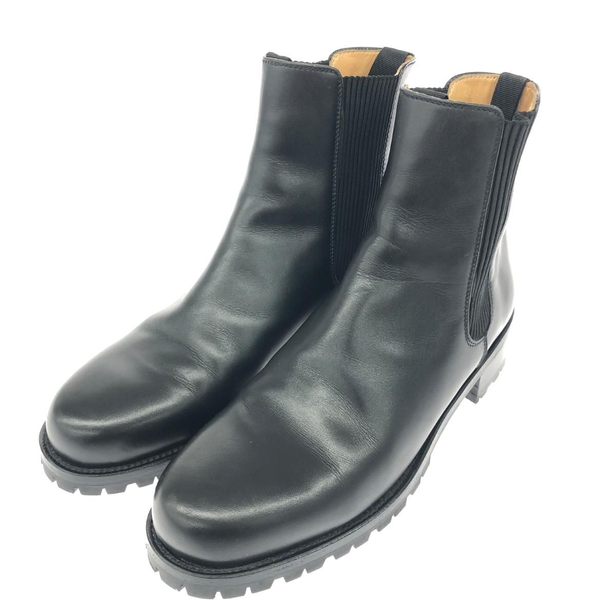 HERMES エルメス サイドゴアブーツ 表記サイズ:37 1/2 レザー/ビブラム 