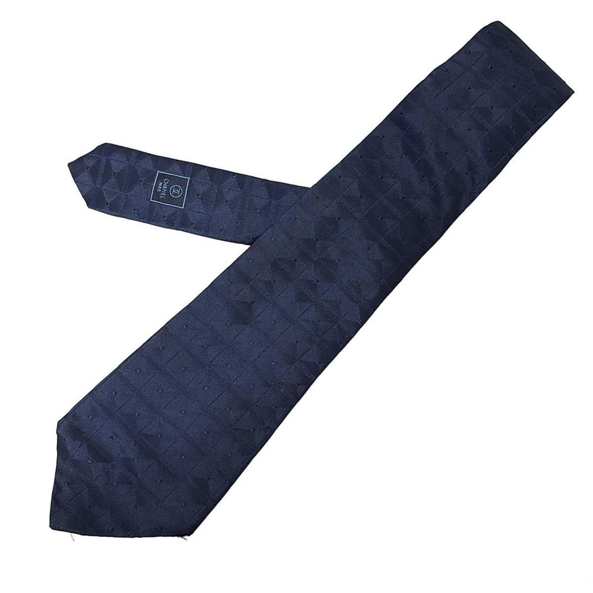 CHANEL(シャネル) ネクタイ メンズ - ネイビー - メルカリ