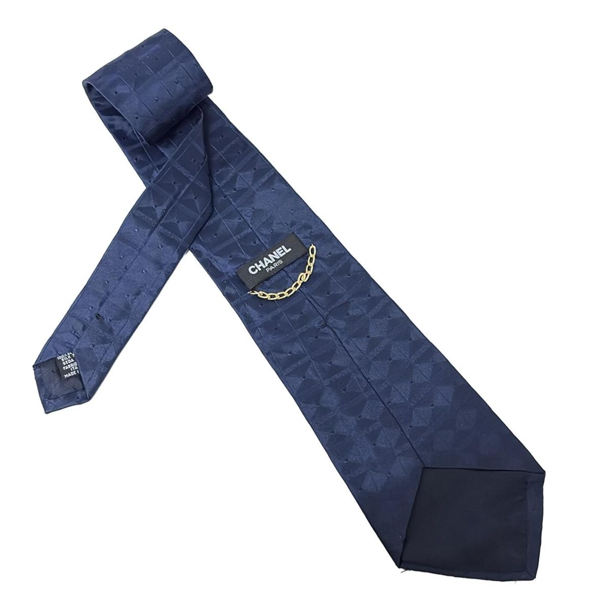 お値下げ中‼️【新品未使用】【正規品】CHANEL ネイビー ネクタイ CHANEL(シャネル) ネクタイ ネイビー×ゴールド｜【公式】カインドオル