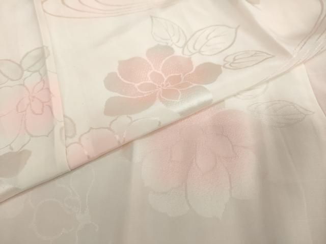 平和屋着物○振袖用長襦袢 無双仕立て 流水草花地紋 暈し染め 正絹