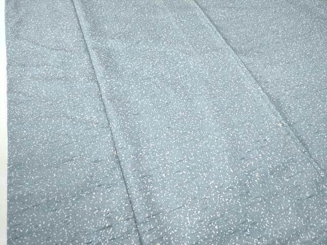 平和屋着物○石川県指定無形文化財 牛首紬 白山工房 手織り 霰文 正絹