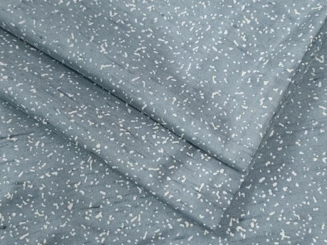 平和屋着物○石川県指定無形文化財 牛首紬 白山工房 手織り 霰文 正絹