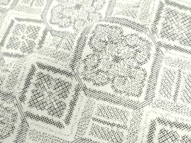 平和屋着物●本場村山大島紬　天井花文　正絹　逸品　CAAZ3535yc 平和屋着物○本場村山大島紬 天井花文 正絹 逸品 CAAZ3535yc