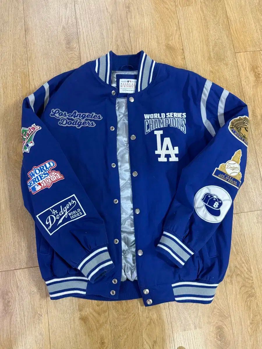 ドジャース MLB スタジャン バーシティージャケット ワールドシリーズ