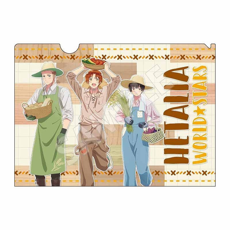 ヘタリア　英　収穫祭 アニメ「ヘタリア World☆Stars」 収穫祭 A4クリアファイル GRANUP