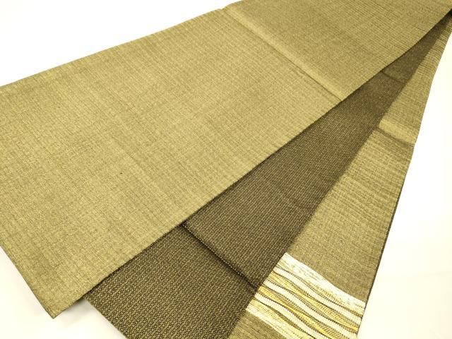 絹 袋帯☆【ひなや工房 くむ・あむ・おる】伊豆蔵明彦 唐組 金糸×紫