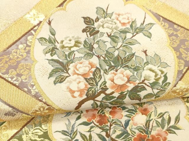 平和屋着物○「美しいキモノ」お馴染みのメーカー となみ織物 六通柄