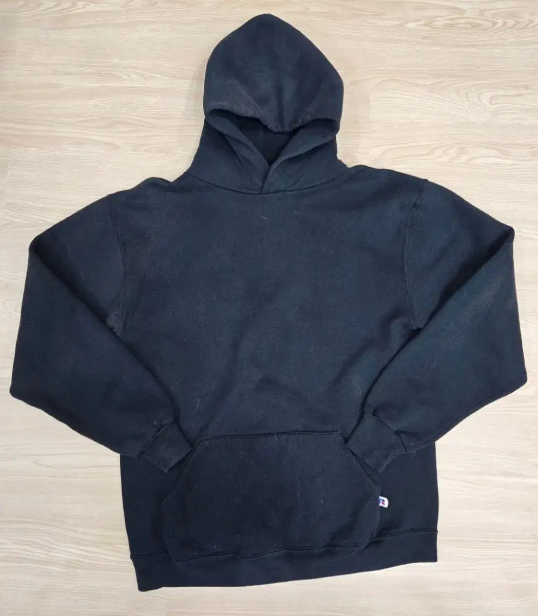80s ラッセル ブラック スウェット フーディー