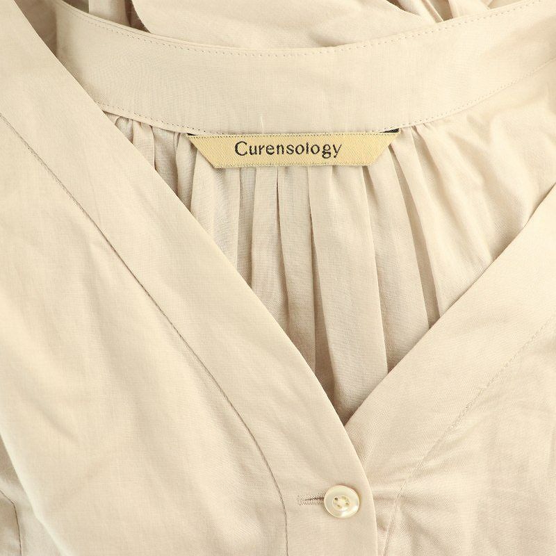 カレンソロジー Curensology タックスカートロングスリーブワンピース