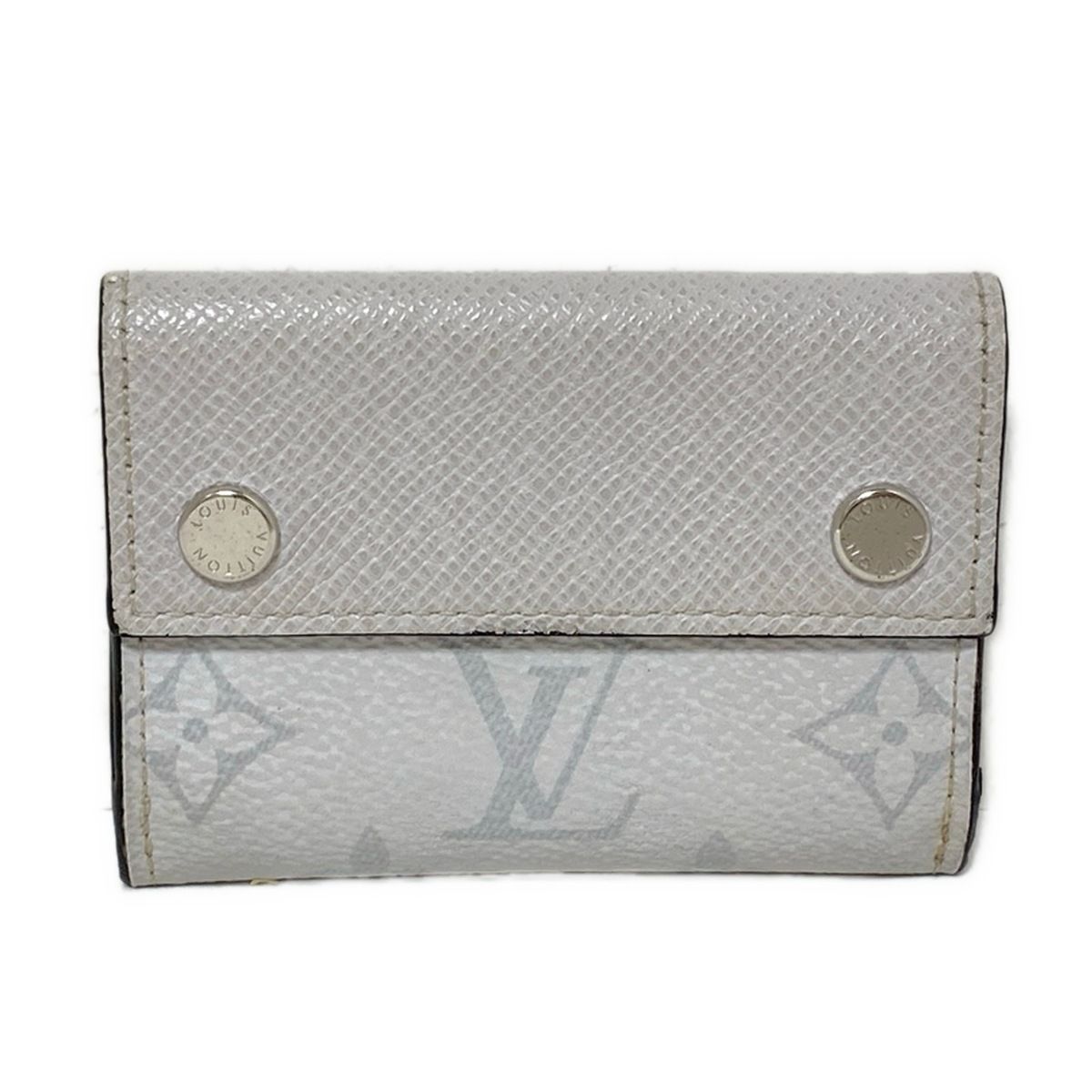 【極美品】ルイヴィトン タイガラマ ディスカバリーコンパクト ホワイト 折り財布 極美品 ルイヴィトン タイガラマ ディスカバリー コンパクト 三つ折り