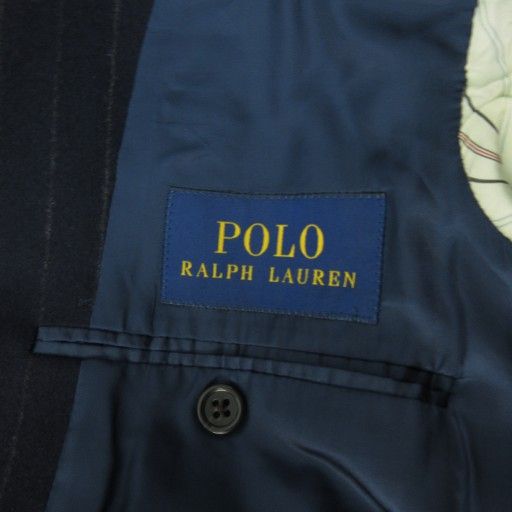 美品　Polo Ralph Lauren ネイビー テーラードジャケット　夏用 中古・古着通販】POLO RALPH LAUREN (ポロ・ラルフローレン) 金釦