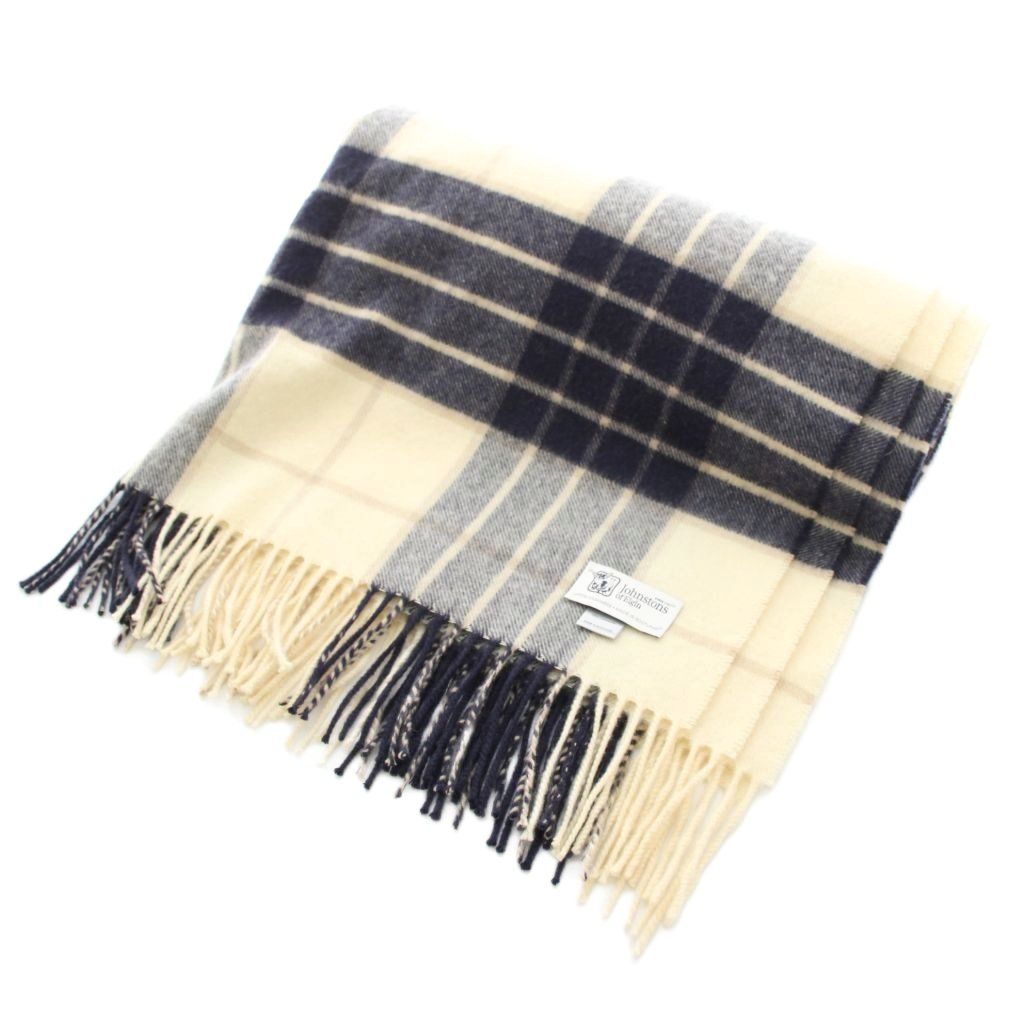 SHIPS別注】JOHNSTONS:カシミヤチェックストール◇(ストール SHIPS別注】JOHNSTONS:カシミヤチェックストール◇(ストール