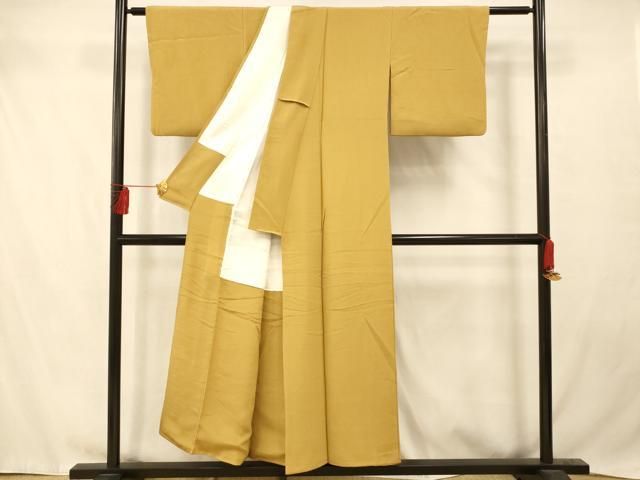 平和屋着物□上質な色無地 山吹茶色 正絹 逸品 AABD3764fw - メルカリ