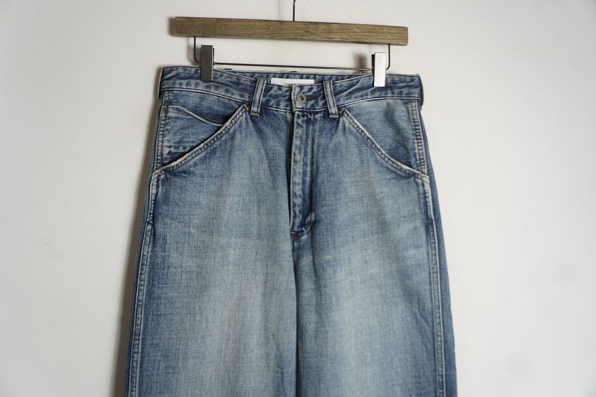 美品 24AW Johnbull ジョンブル 12.5オンス デニム ペインター パンツ ジーンズ インディゴ 241-0231 JM243P17 ブルー 青 928P★4