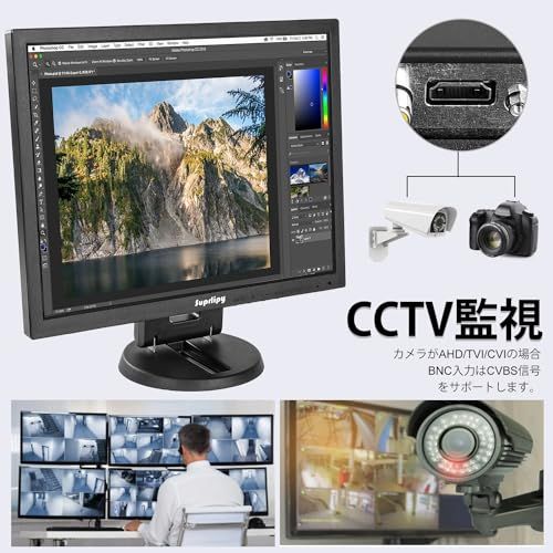 14インチ HDMI モニター 液晶CCTVセキュリティモニタ 1024x768 新品】14インチ TFT LCD 防犯CCTVモニター 1024x768 4:3 解像度 カラー