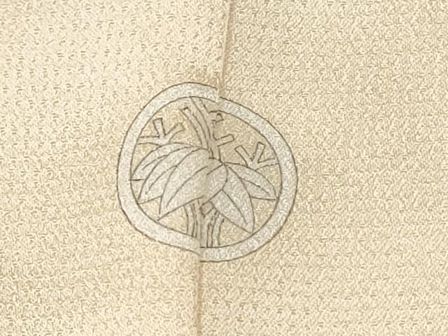 平和屋着物●訪問着　刺繍　雪輪飛鶴花文　金彩　ロング丈　正絹　逸品　DAAZ0692ps 平和屋着物○訪問着 刺繍 雪輪飛鶴花文 金彩 ロング丈 正絹