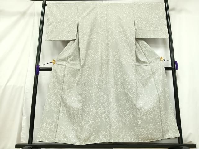 平和屋着物○お召 丸文 正絹 逸品 AABA8778zg