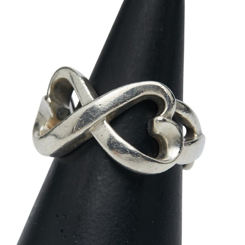 ティファニー ダブルラビングハート SV925 シルバー レディース