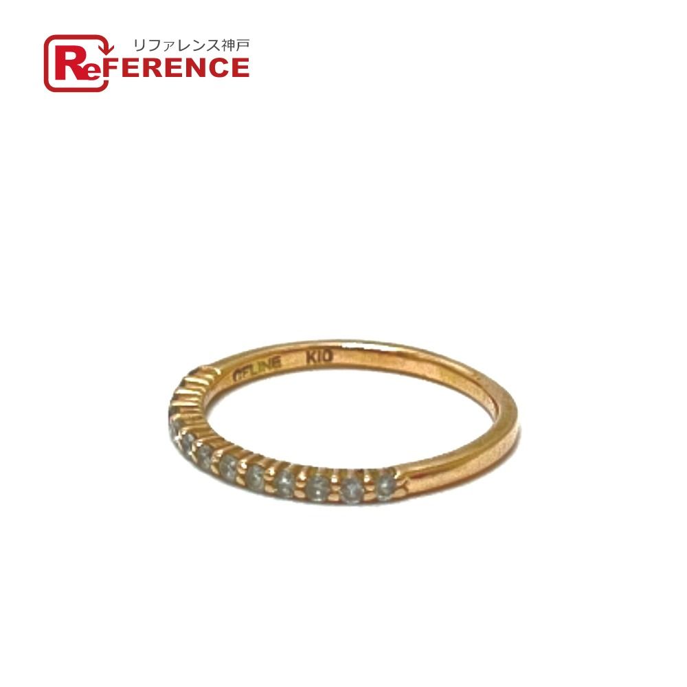 CELINE セリーヌ リング・指輪 K10 ダイヤ K10 ゴールド - メルカリ 