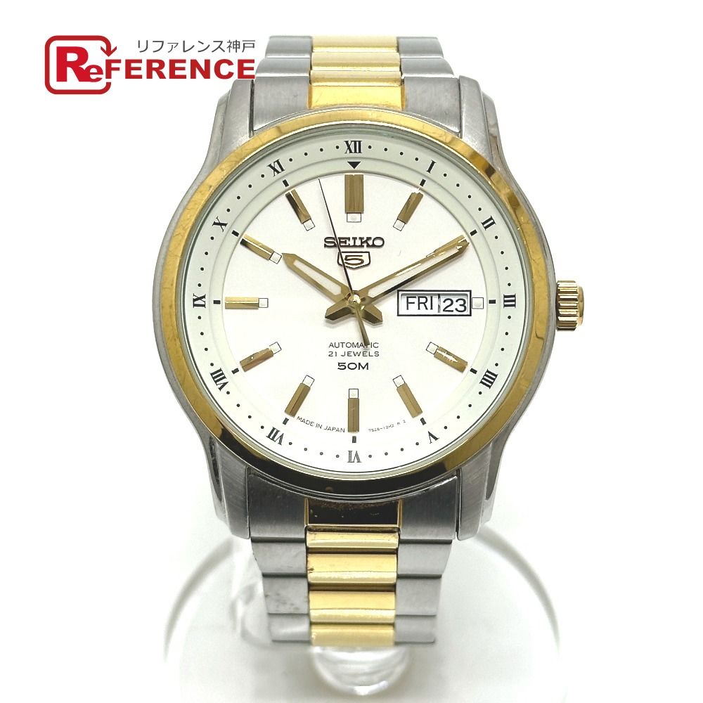 SEIKO 5 自動巻き 腕時計 シルバー SEIKO セイコー 腕時計 セイコー5