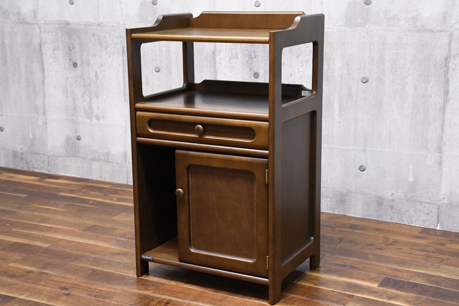 EKK17 karimoku カリモク AS1071 サイドキャビネット 電話台 W48.5cm