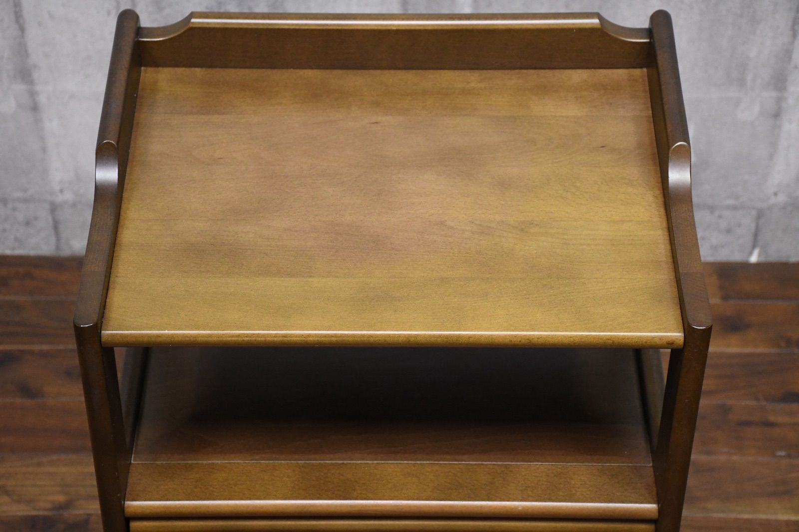 極美品 カリモク Karimoku 電話台 飾り台 キャビネット カリモク家具 電話台 エントランスラック キャビネット karimoku 極美