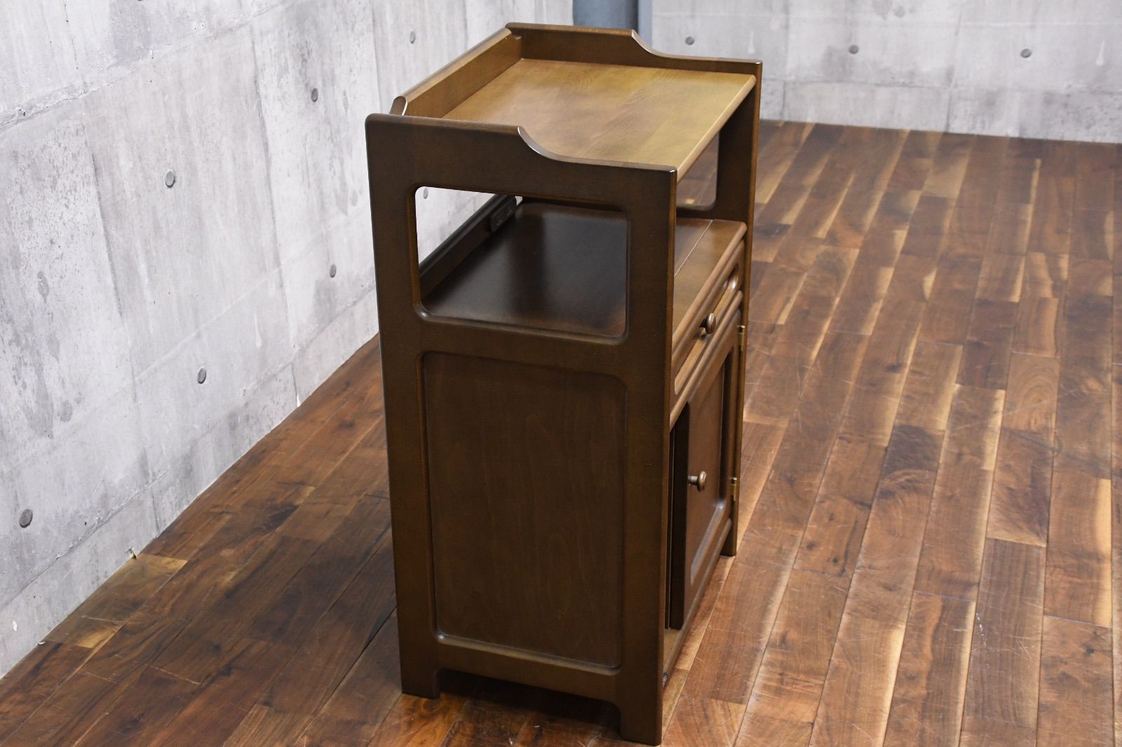 i☆【ほぼ未使用】 Karimoku カリモク 電話台 コンソール 台 木製 i☆【ほぼ未使用】 Karimoku カリモク 電話台 コンソール 台 木製 i