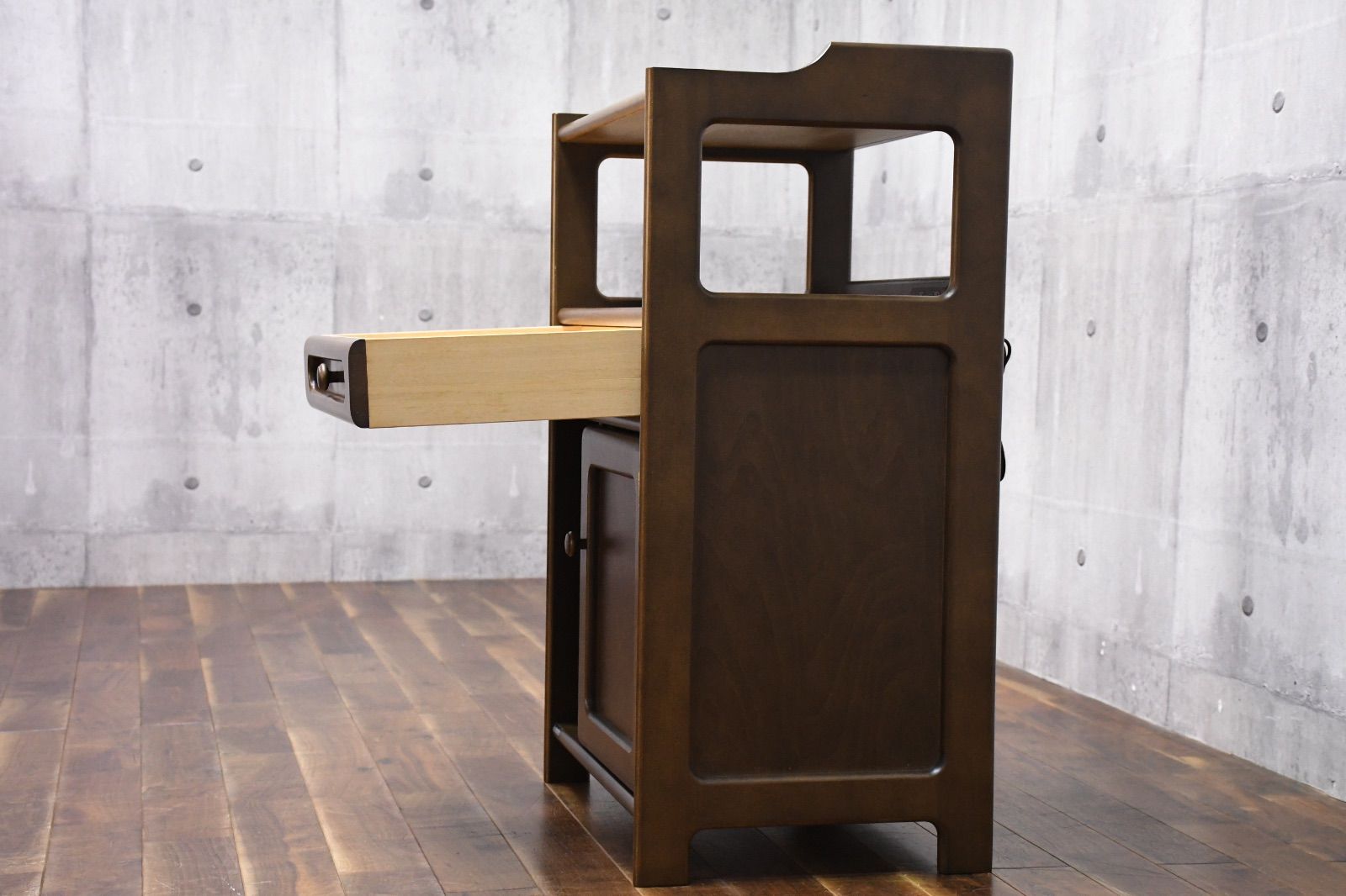 EKK17 karimoku カリモク AS1071 サイドキャビネット 電話台 W48.5cm