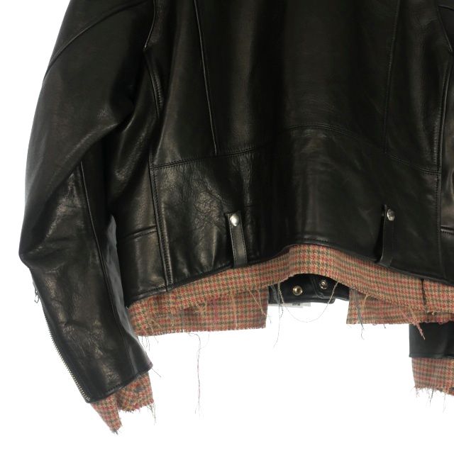 セヴシグ SEVESKIG 25AW Cow Leather D-Pocket Riders カウレザー