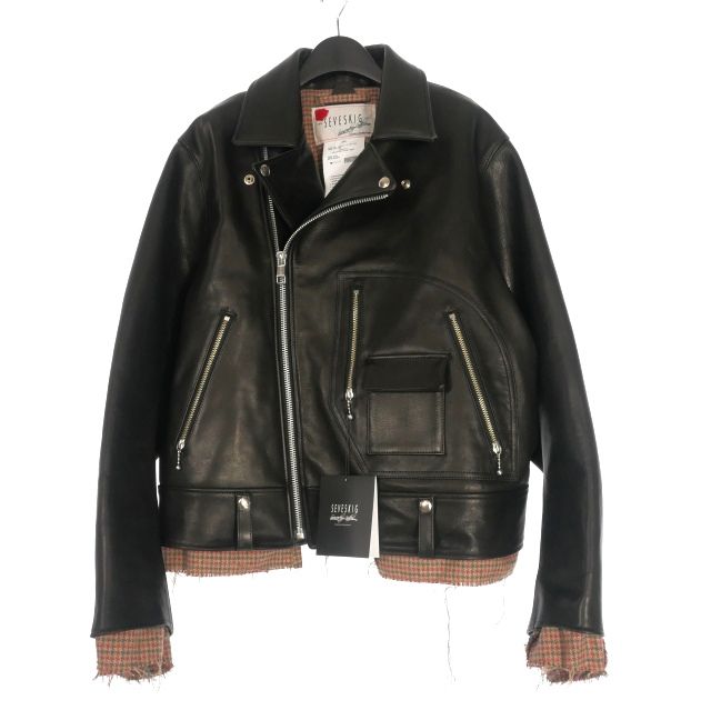 セヴシグ SEVESKIG 25AW Cow Leather D-Pocket Riders カウレザー