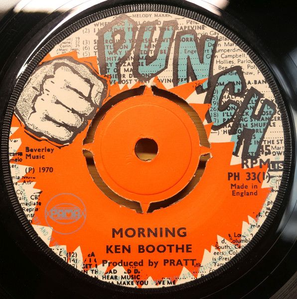 レコード 英7” Ken Boothe Morning PH33 Punch /00080