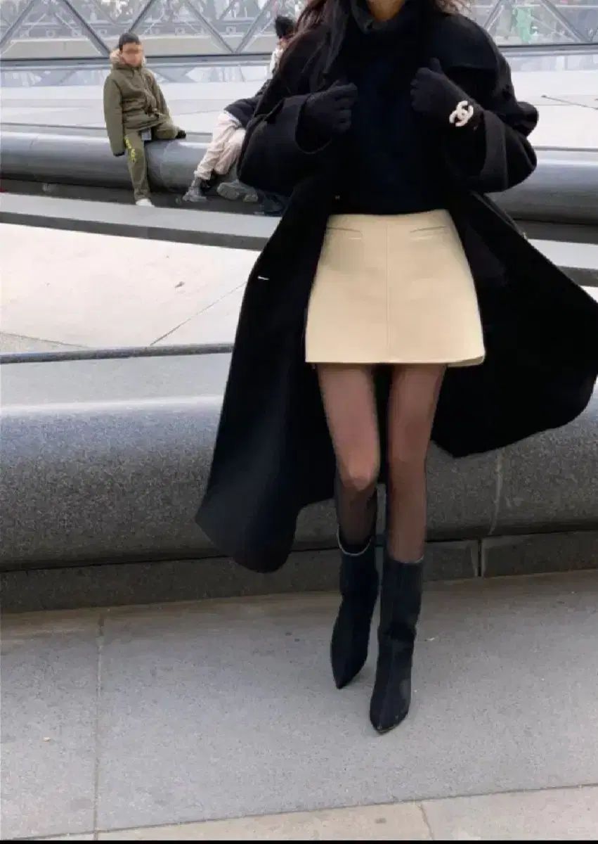 GIVENCHY ジバンシィ イタリア製 ウール プリーツ ミニスカート 38