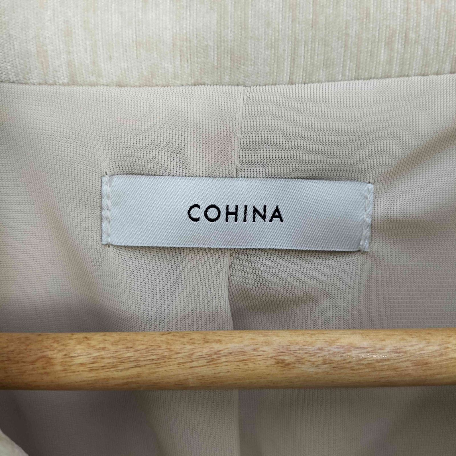 コヒナ COHINA パウダリーベロアブルゾン レディース ONE SIZE - メルカリ