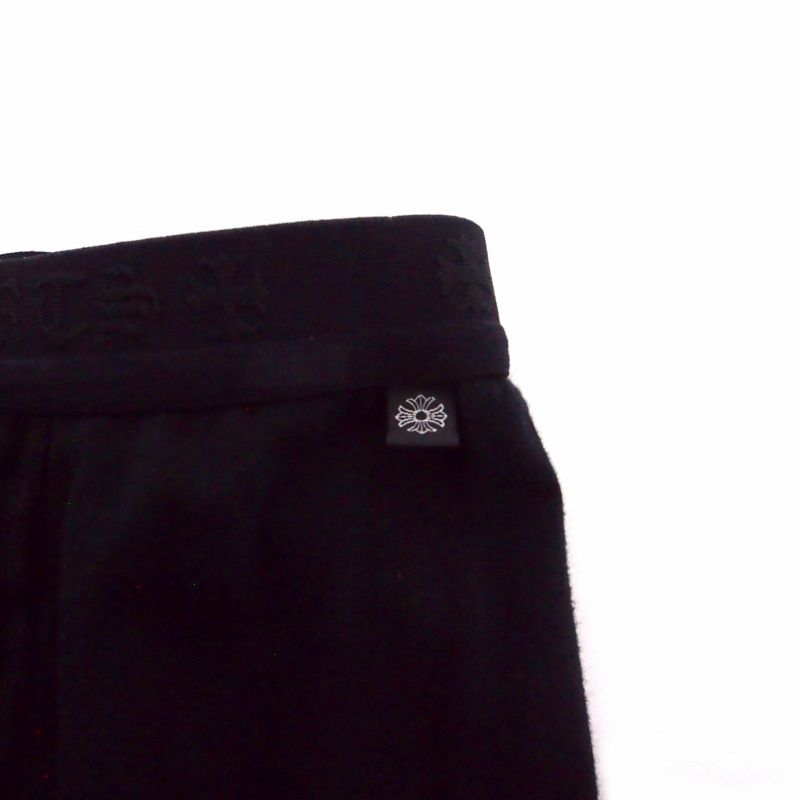 クロムハーツ CHROME HEARTS ロゴ プリント レギンス M ブラック 黒