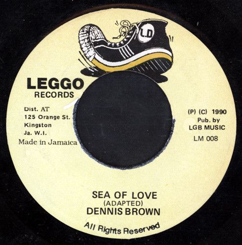 ジャマイカ7” Dennis Brown Sea Of Love LM008 Leggo Records /00080