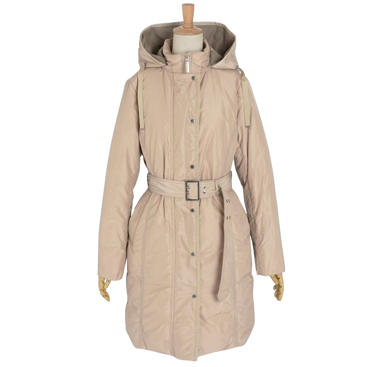 【美品】アクアスキュータム ダウンコート ロングコート ダウン90% 高品質 美品 アクアスキュータム Aquascutum フード付き ロングコート ダウン