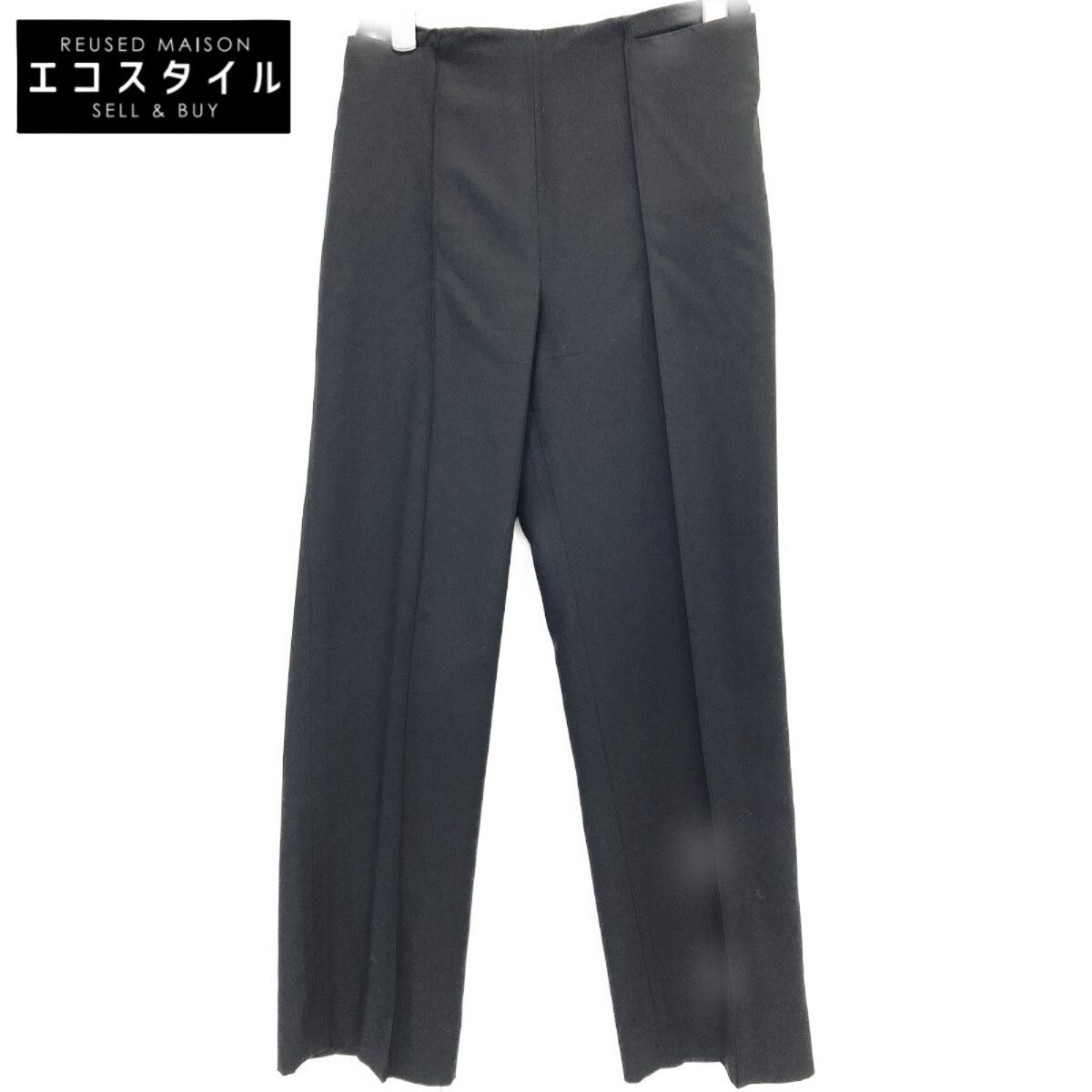 HERMES エルメス 16SS ﾌﾞﾗｯｸ 1ﾀｯｸｽﾗｯｸｽﾊﾟﾝﾂ 34 - メルカリ