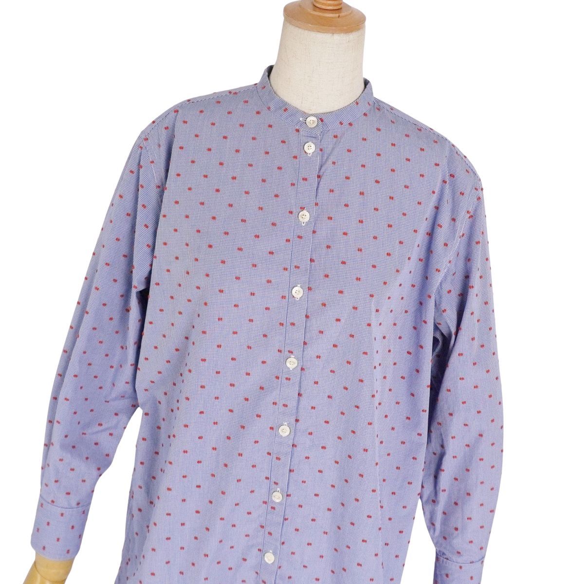 美品 セリーヌ CELINE シャツ フィービー期 ブラウス スタンドカラー